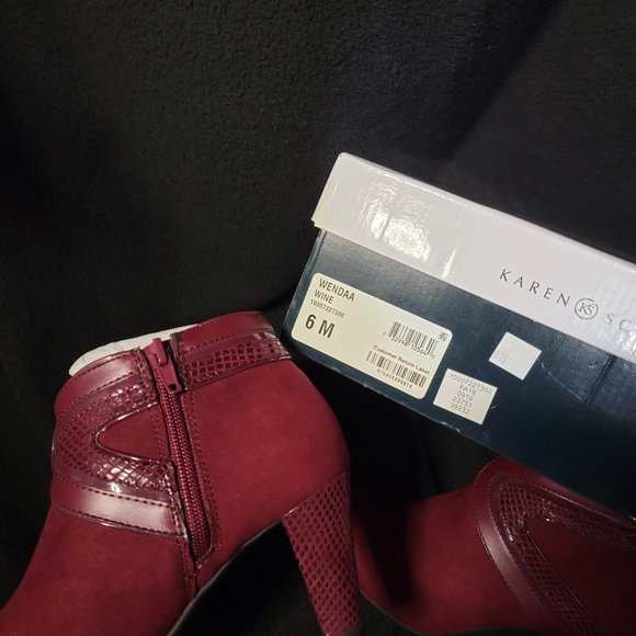 KAREN SCOTT Size6 WINE - Picture 2 of 2